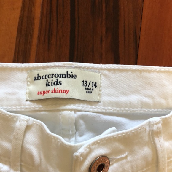 Abercrombie kids white size 13/14 - Picture 2 of 5